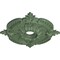 Ekena Millwork Benson Classic Medallion (Canopies up to 6 1/2"), 28 3/8"OD x 3 3/4"ID x 1 5/8"P, Athenian Green CM28BEAGF - alternate 3
